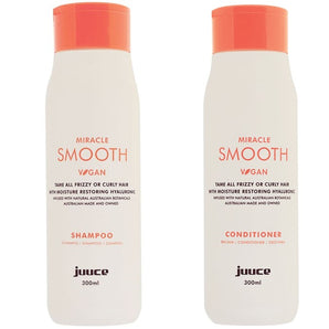 Juuce Miracle Smooth 300ml Duo Tame All Frizzy or Curly Hair - On Line Hair Depot