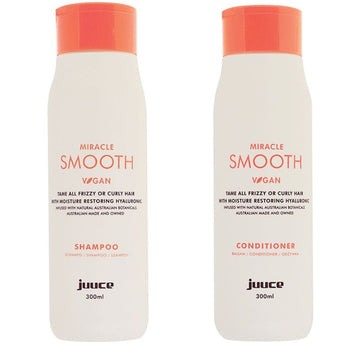 Juuce Miracle Smooth Shampoo and Conditioner 300ml Duo Juuce Hair Care - On Line Hair Depot