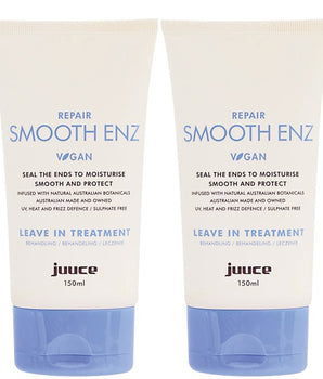 Juuce Smooth enz seal the ends to moisturise Smooth Protect 150ml x 2 Juuce Hair Care - On Line Hair Depot