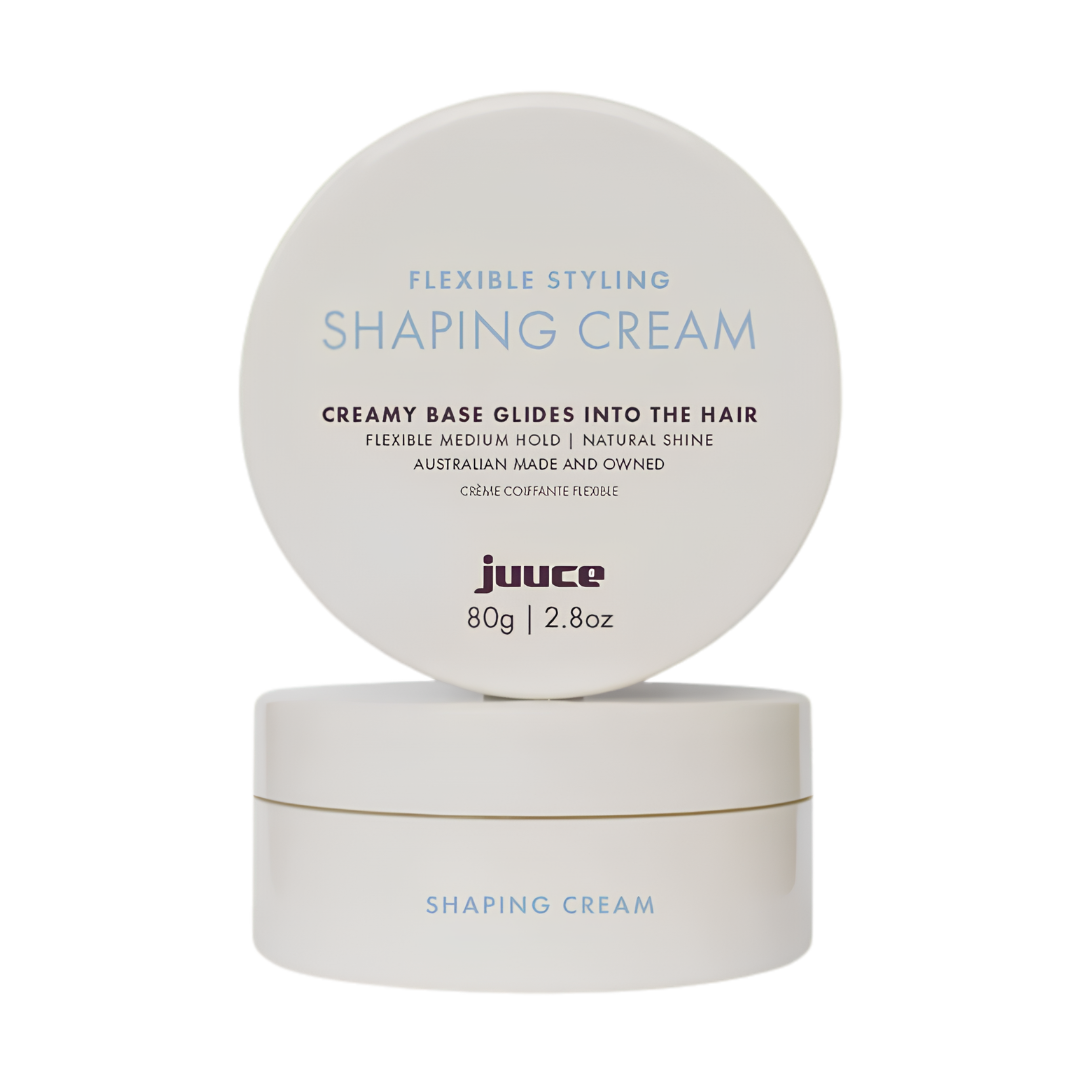 Juuce Shaping Cream 80g

Create smooth, flexible styles with the Juuce Shaping Cream — a lightweight styling formula designed to shape and define without stiffness or heaviness.