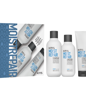 KMS Moist Repair Shampoo, Conditoner and Revival Creme Trio KMS - On Line Hair Depot
