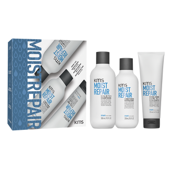 KMS Moist Repair Shampoo, Conditoner and Revival Creme Trio KMS - On Line Hair Depot