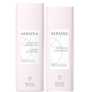 Kerasilk Nourished Controlled Smoothing Shampoo & Conditioner Kerasilk - On Line Hair Depot