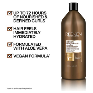 Redken All Soft Mega Curls Conditioner 1lt Redken 5th Avenue NYC - On Line Hair Depot