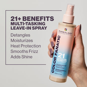 Pureology Color Fanatic Multi-Tasking Leave-In Hair Treatment Spray 200ml 21 Benefits Pureology - On Line Hair Depot