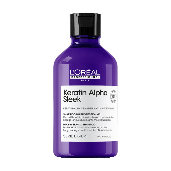L'Oréal Professionnel Keratin Alpha Sleek professional sulfate free* shampoo