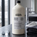 L'Oréal Professionnel Metal Detox Anti-Metal Cleansing Cream Shampoo 1500ml

Protect your colour and your hair's integrity with every wash. Metal Detox targets the hidden culprit behind breakage and colour shift — metal particles from water — neutralising them deep inside the hair fibre before they cause damage. A professional-grade, salon-size 1500ml for serious results.