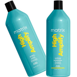 Matrix Total Results High Amplify Shampoo and Conditioner 1 Litre Duo Pack Matrix Total Results - On Line Hair Depot