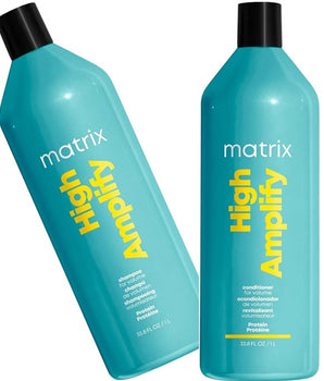 Matrix Total Results High Amplify Shampoo and Conditioner 1 Litre Duo Pack Matrix Total Results - On Line Hair Depot