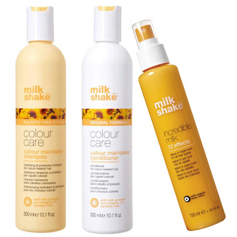 Milk Shake Colour Care Trio Shampoo Conditioner & Incredilbe Milk Trio Milk_Shake Hair Care - On Line Hair Depot