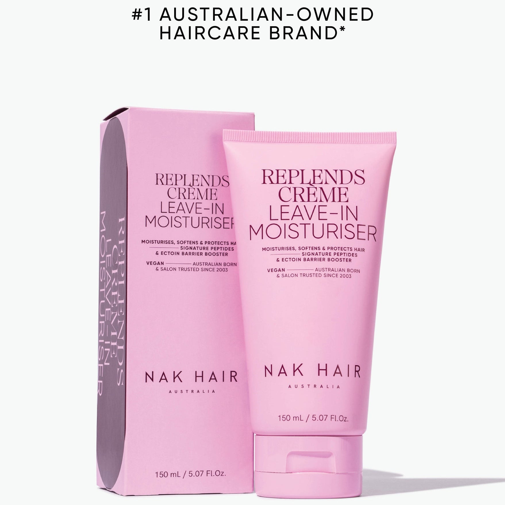 Nak Replends Creme Leave In Moisturiser Infuses hair with moisture while detangling to smooth hair and reduce daily damage caused by styling
Shields your hair from daily stress, improving overall hair condition for enhanced shine and health