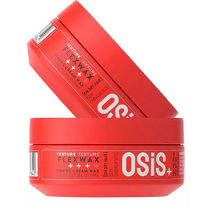 Schwarzkopf OSIS+ 4 FLEX WAX ultra strong cream wax hair wax 85g x 2 Schwarzkopf Professional - On Line Hair Depot