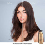 Pureology Nanoworks Gold Conditioner 1lt Restores and Strengthens Hair - On Line Hair Depot