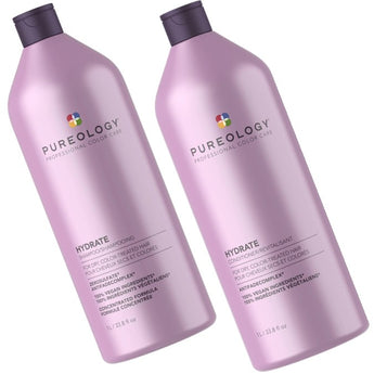 Pureology Hydrate 1lt Duo hydrates normal to thick dry, color-treated hair. Pureology - On Line Hair Depot