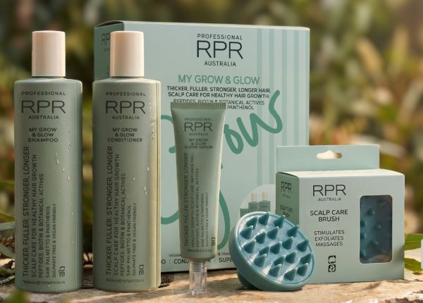RPR Professional My Grow and Glow Range
Thicker, fuller, stronger, longer hair starts at the scalp. RPR Professional My Grow and Glow Shampoo is an advanced, salon-grade formula designed for thinning, fragile, or growth-challenged hair. 