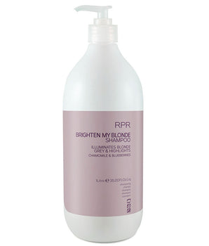 RPR Brighten My Blonde Shampoo 1lt Purple Toning Blonde Grey & Highlights RPR Hair Care - On Line Hair Depot