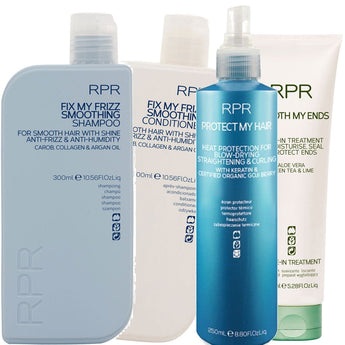 RPR Fix My Frizz Smoothing Quad Pack For smooth hair with shine anti-frizz and anti-humidity RPR Hair Care - On Line Hair Depot