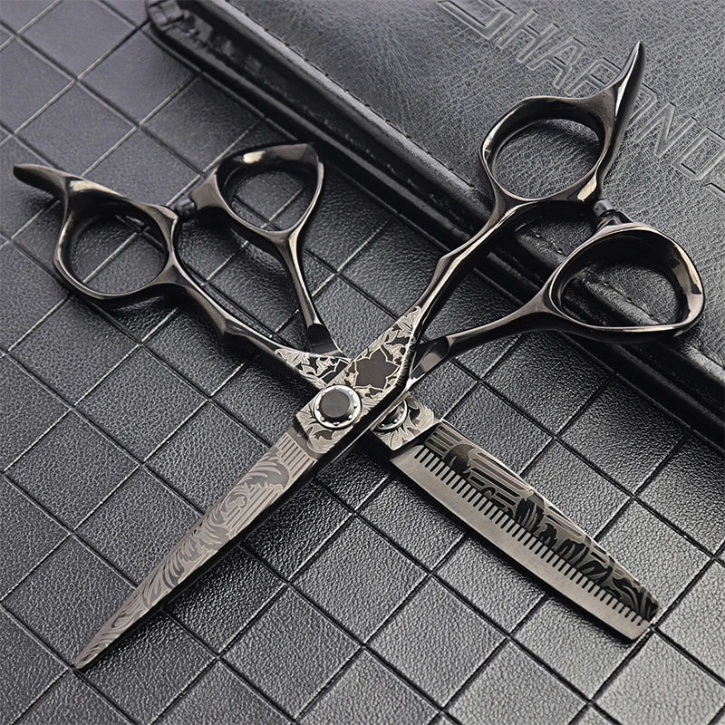 Hairdressing Scissors 5.5“ 6” 6.5“ Inch Hair Scissors Professional Barber Scissors Hairdressing Shears Thinning Styling Tool - On Line Hair Depot