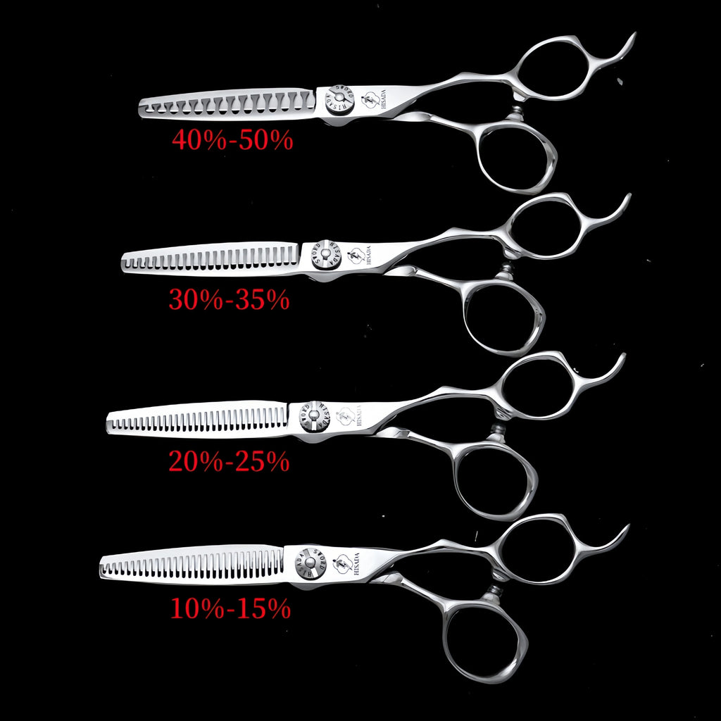 HISADA Hairdressing scissors	barber Scissors professional hairdressing scissors %10-15-40-45% Inch scissors VG10 material - On Line Hair Depot