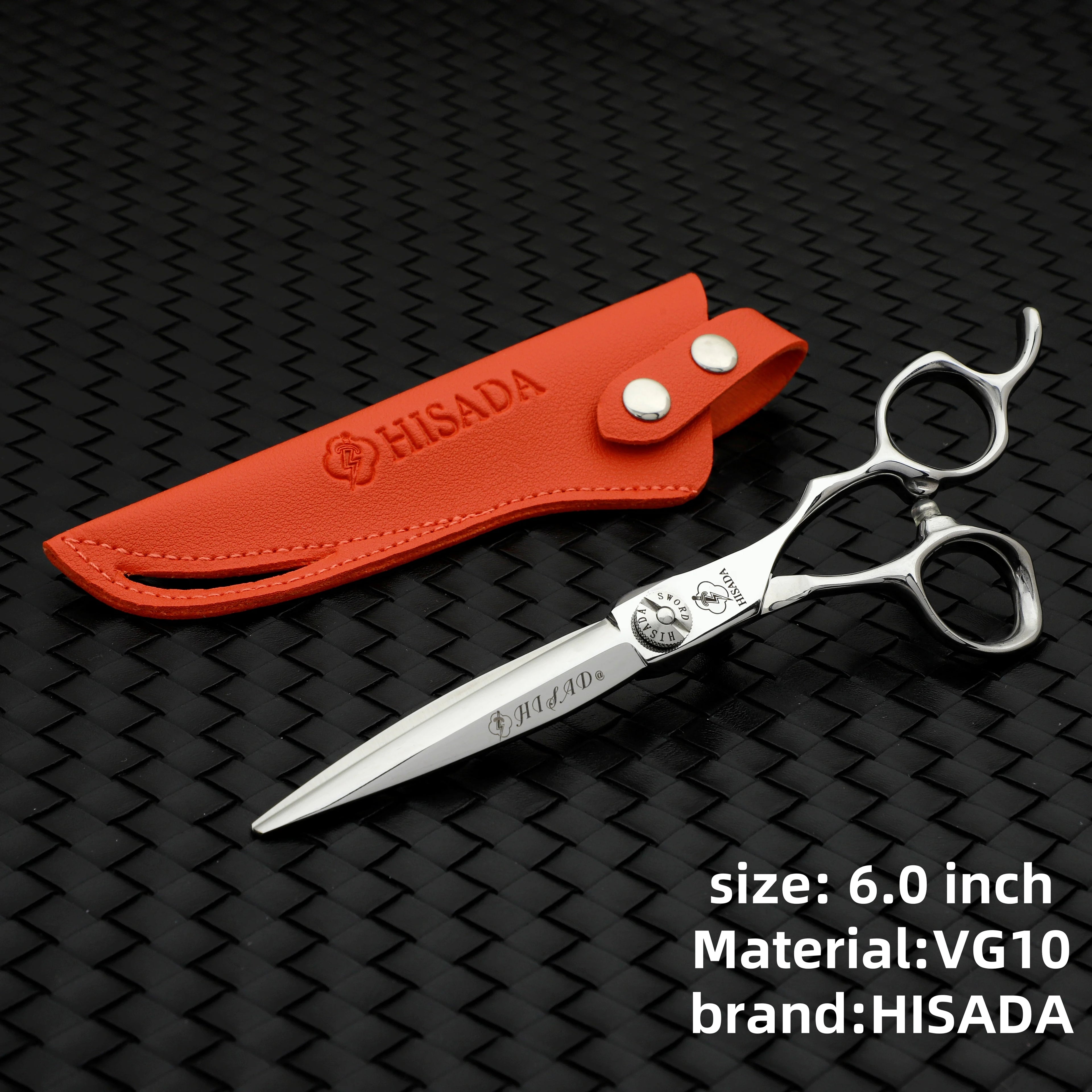 HISADA Hairdressing scissors	barber Scissors professional hairdressing scissors %10-15-40-45% Inch scissors VG10 material - On Line Hair Depot
