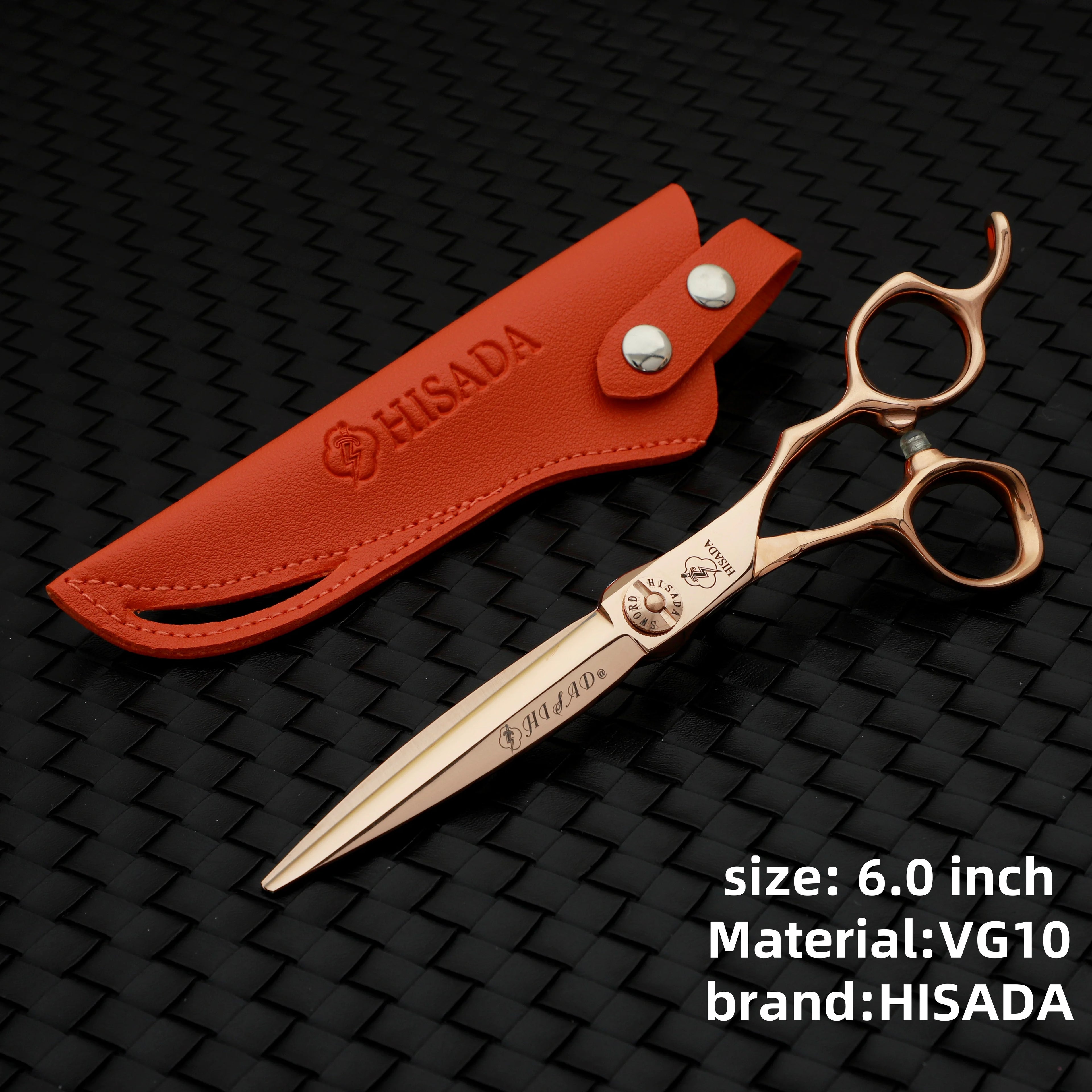 HISADA Hairdressing scissors	barber Scissors professional hairdressing scissors %10-15-40-45% Inch scissors VG10 material - On Line Hair Depot