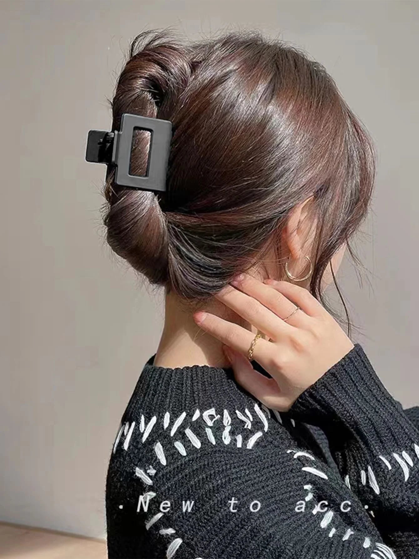 5 Pcs Mixed Colors And Shapes Big Hair Claw Clips for Women Girls Thin Thick Curly Hair, Strong Hold Jaw Clips. - On Line Hair Depot