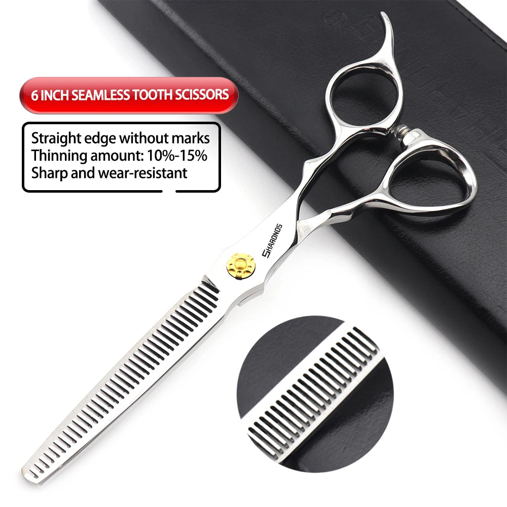 Hairdressing Scissors 5.5“ 6” 6.5“ Inch Hair Scissors Professional Barber Scissors Hairdressing Shears Thinning Styling Tool - On Line Hair Depot