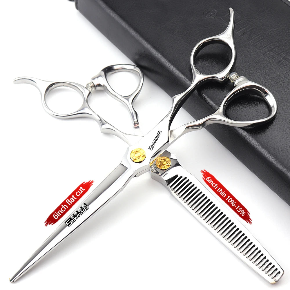 Hairdressing Scissors 5.5“ 6” 6.5“ Inch Hair Scissors Professional Barber Scissors Hairdressing Shears Thinning Styling Tool - On Line Hair Depot