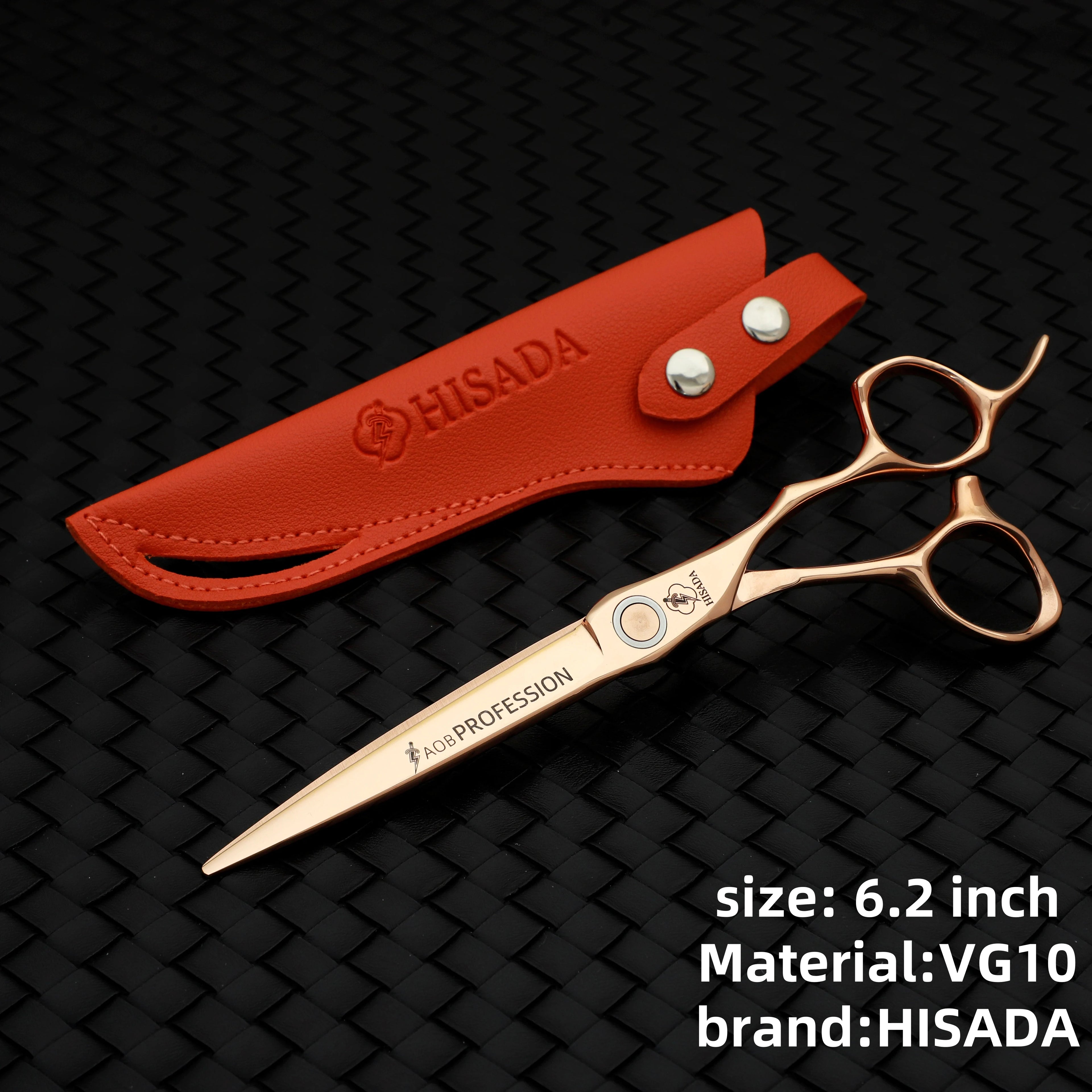 HISADA Hairdressing scissors	barber Scissors professional hairdressing scissors %10-15-40-45% Inch scissors VG10 material - On Line Hair Depot