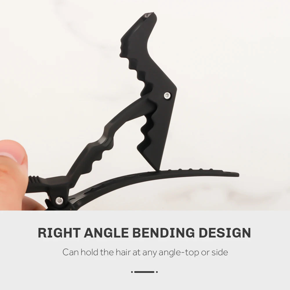 6pcs/lot Hair Clip Hairdressing Clamps Claw Section Alligator Clips Barber For Salon Styling Hair Accessories Hairpin For Women - On Line Hair Depot