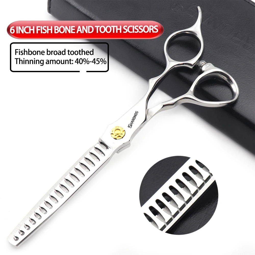 Hairdressing Scissors 5.5“ 6” 6.5“ Inch Hair Scissors Professional Barber Scissors Hairdressing Shears Thinning Styling Tool - On Line Hair Depot