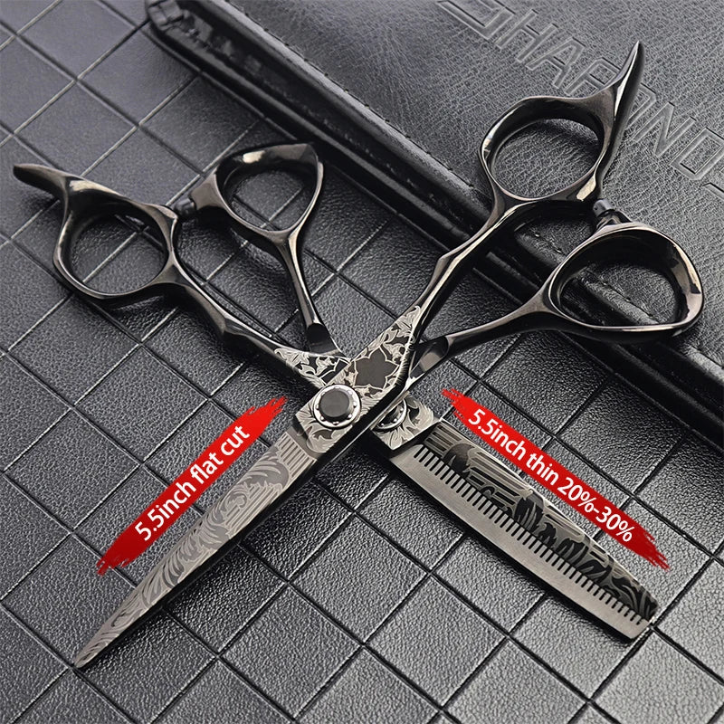 Hairdressing Scissors 5.5“ 6” 6.5“ Inch Hair Scissors Professional Barber Scissors Hairdressing Shears Thinning Styling Tool - On Line Hair Depot