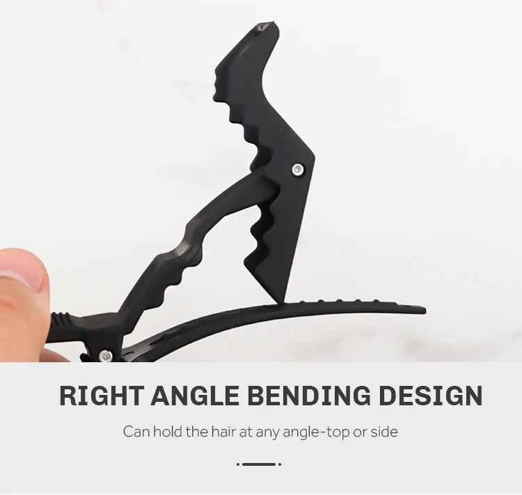 6pcs/lot Hair Clip Hairdressing Clamps Claw Section Alligator Clips Barber For Salon Styling Hair Accessories Hairpin For Women - On Line Hair Depot