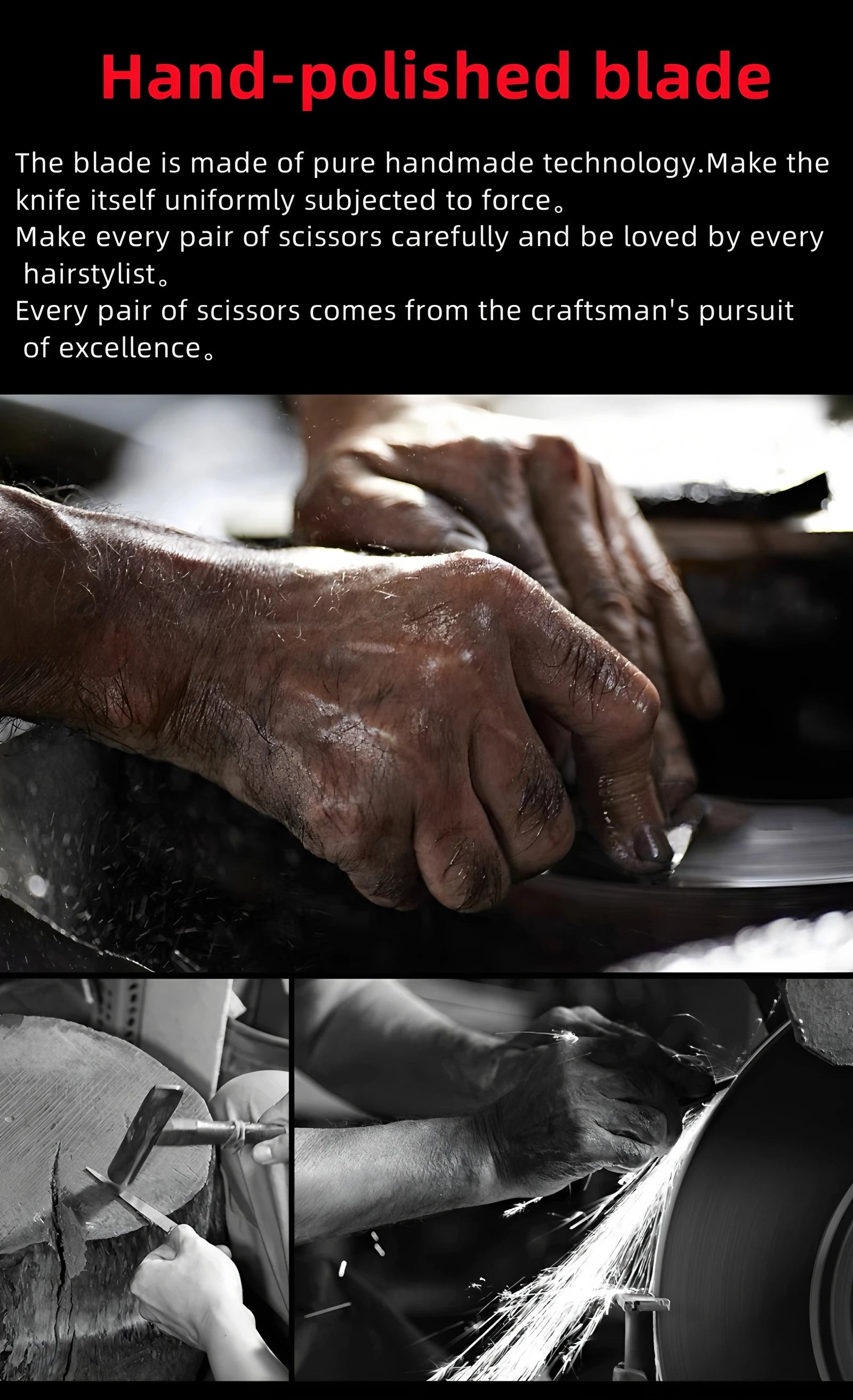 HISADA Hairdressing scissors	barber Scissors professional hairdressing scissors %10-15-40-45% Inch scissors VG10 material - On Line Hair Depot