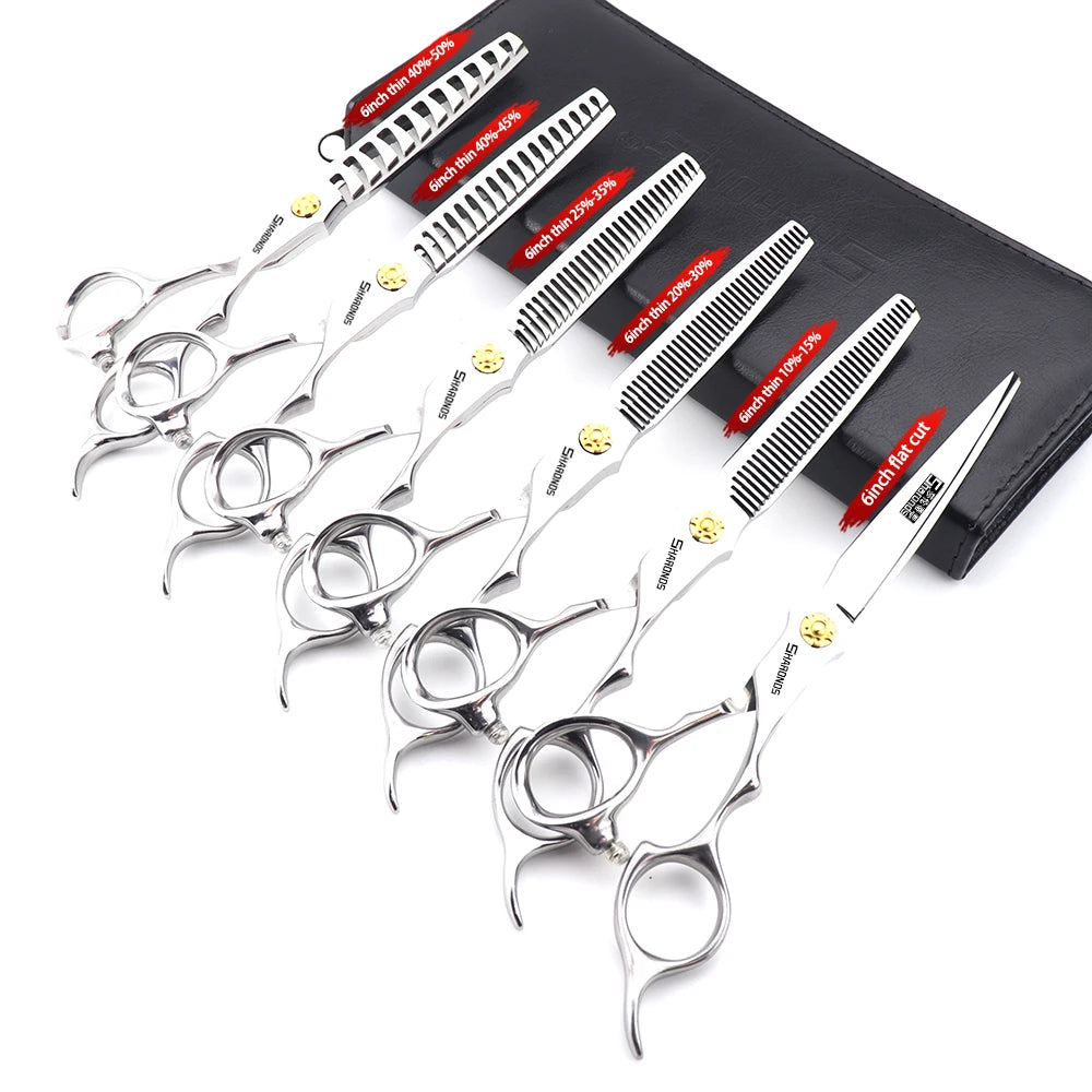 Hairdressing Scissors 5.5“ 6” 6.5“ Inch Hair Scissors Professional Barber Scissors Hairdressing Shears Thinning Styling Tool - On Line Hair Depot