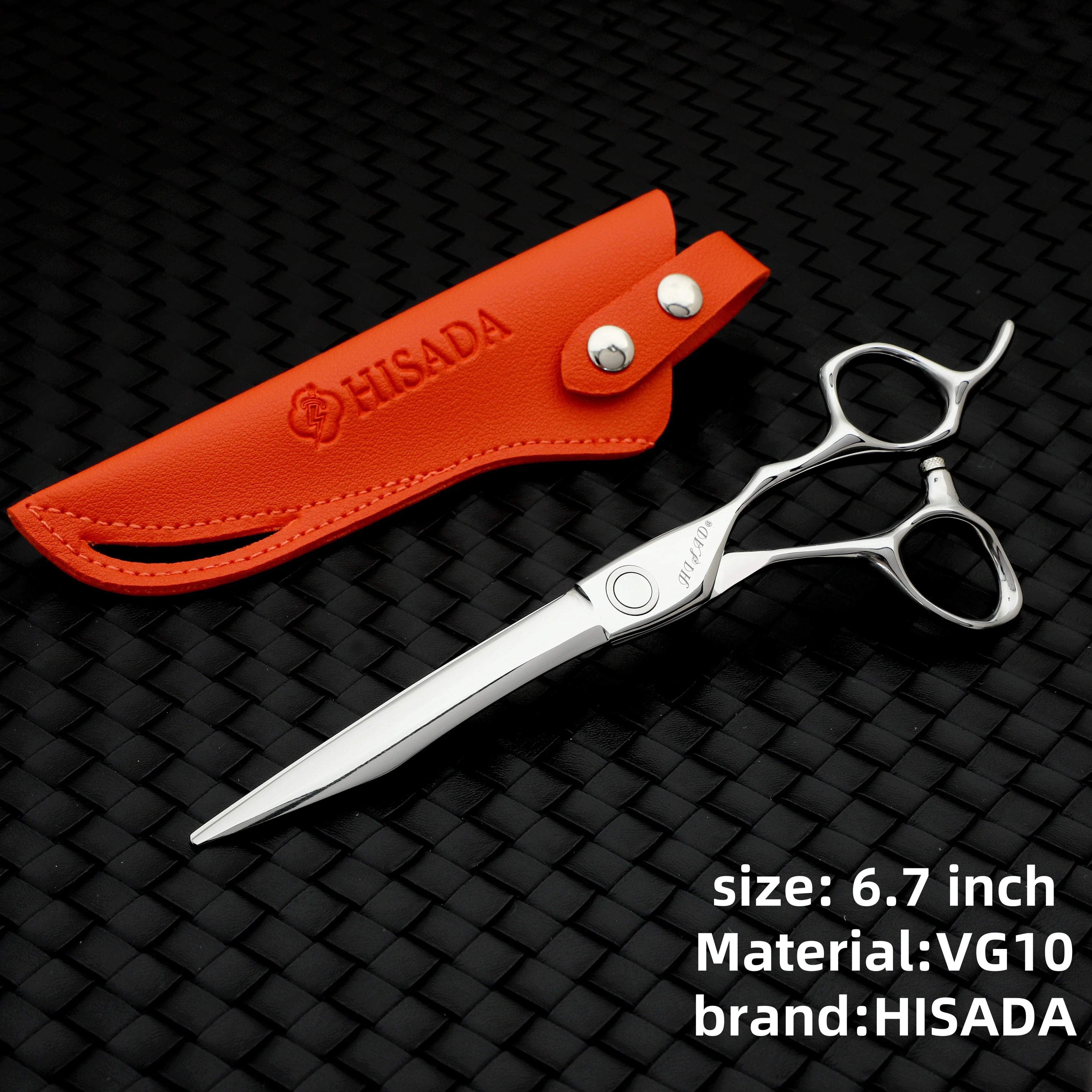 HISADA Hairdressing scissors	barber Scissors professional hairdressing scissors %10-15-40-45% Inch scissors VG10 material - On Line Hair Depot