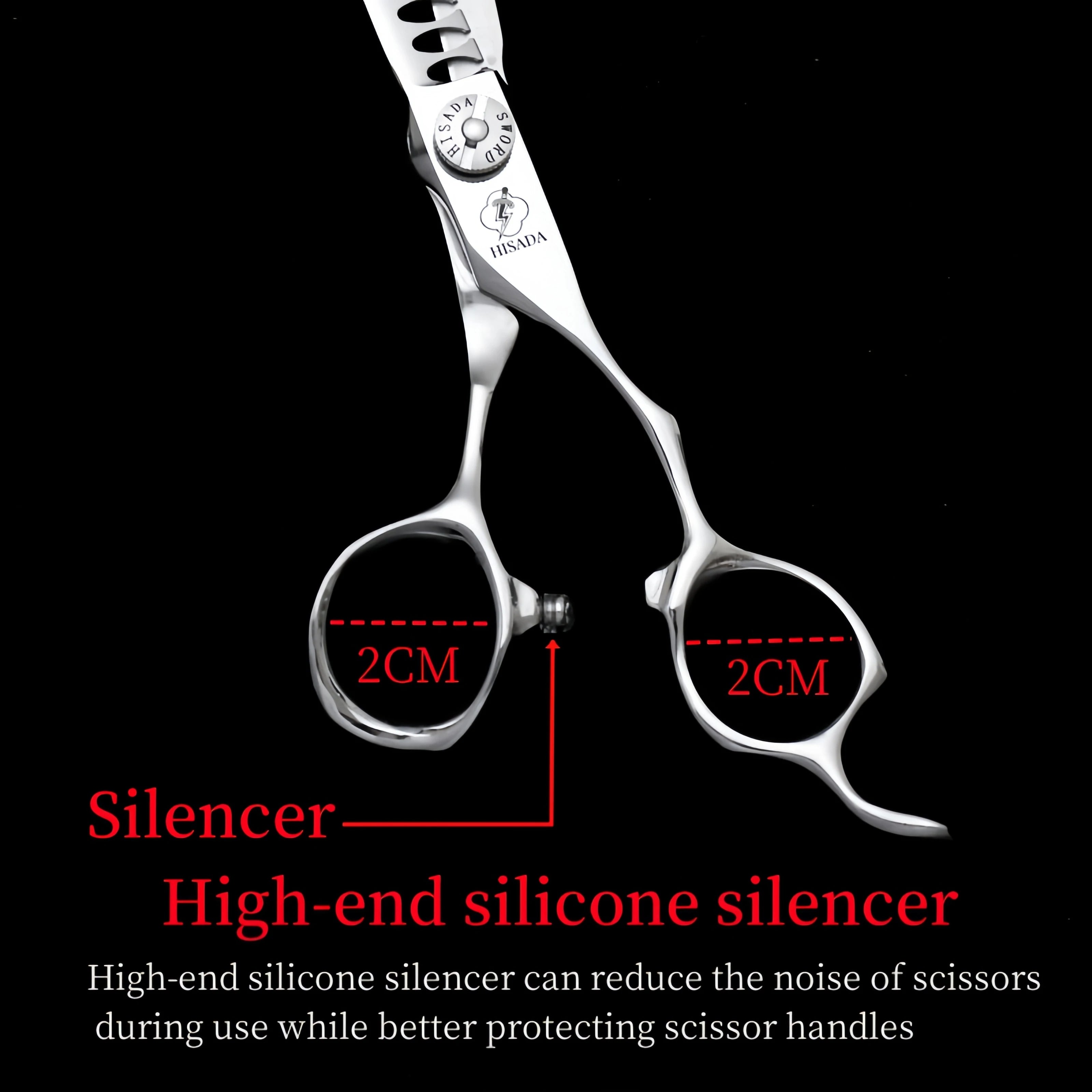 HISADA Hairdressing scissors	barber Scissors professional hairdressing scissors %10-15-40-45% Inch scissors VG10 material - On Line Hair Depot