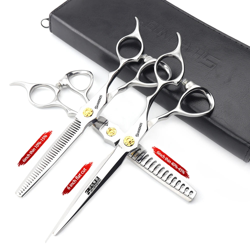 Hairdressing Scissors 5.5“ 6” 6.5“ Inch Hair Scissors Professional Barber Scissors Hairdressing Shears Thinning Styling Tool - On Line Hair Depot