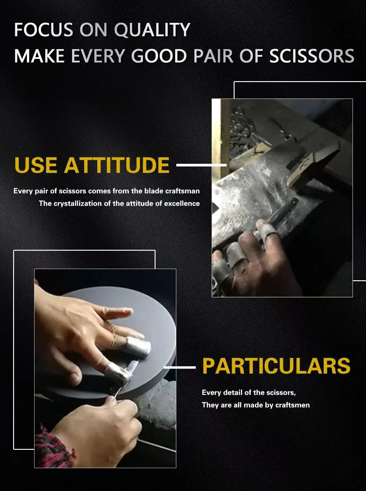 HISADA Hairdressing scissors	barber Scissors professional hairdressing scissors %10-15-40-45% Inch scissors VG10 material - On Line Hair Depot