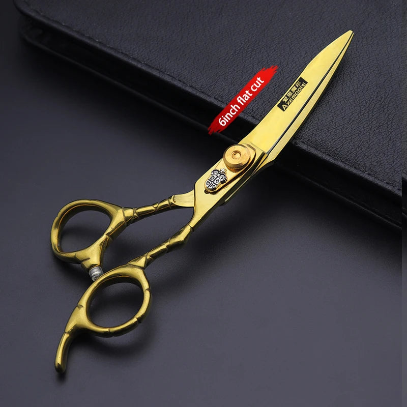 Hairdressing Scissors 6 Inch Hairdresser's Scissors Professional Barber Set Haircuts Pair Of Scissors Hair Scissors Custom Logo - On Line Hair Depot