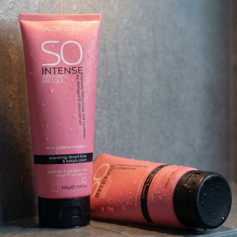 SO Intense Repairing Masque Duo gives you two 200g bottles of this intensive treatment that restores, strengthens, and revitalizes damaged hair. Perfect for keeping one in the shower and one for travel, or simply enjoying the value of this money-saving bundle.