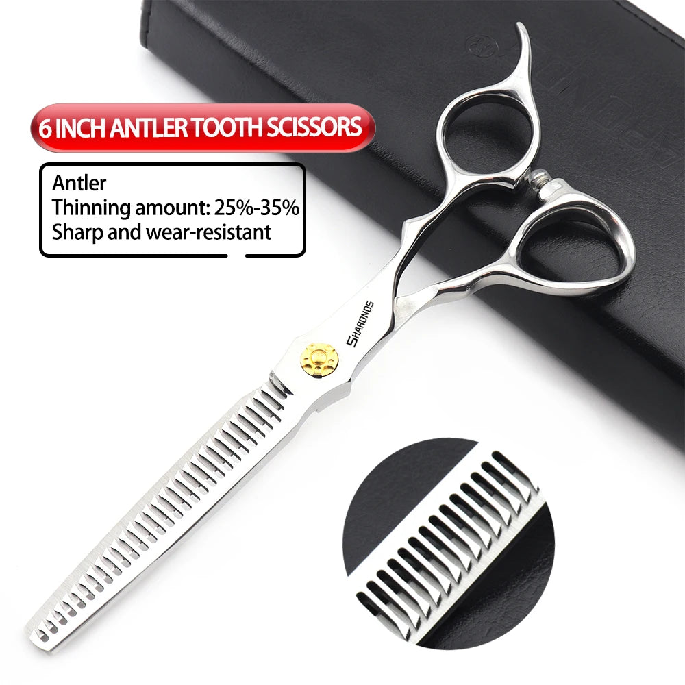 Hairdressing Scissors 5.5“ 6” 6.5“ Inch Hair Scissors Professional Barber Scissors Hairdressing Shears Thinning Styling Tool - On Line Hair Depot