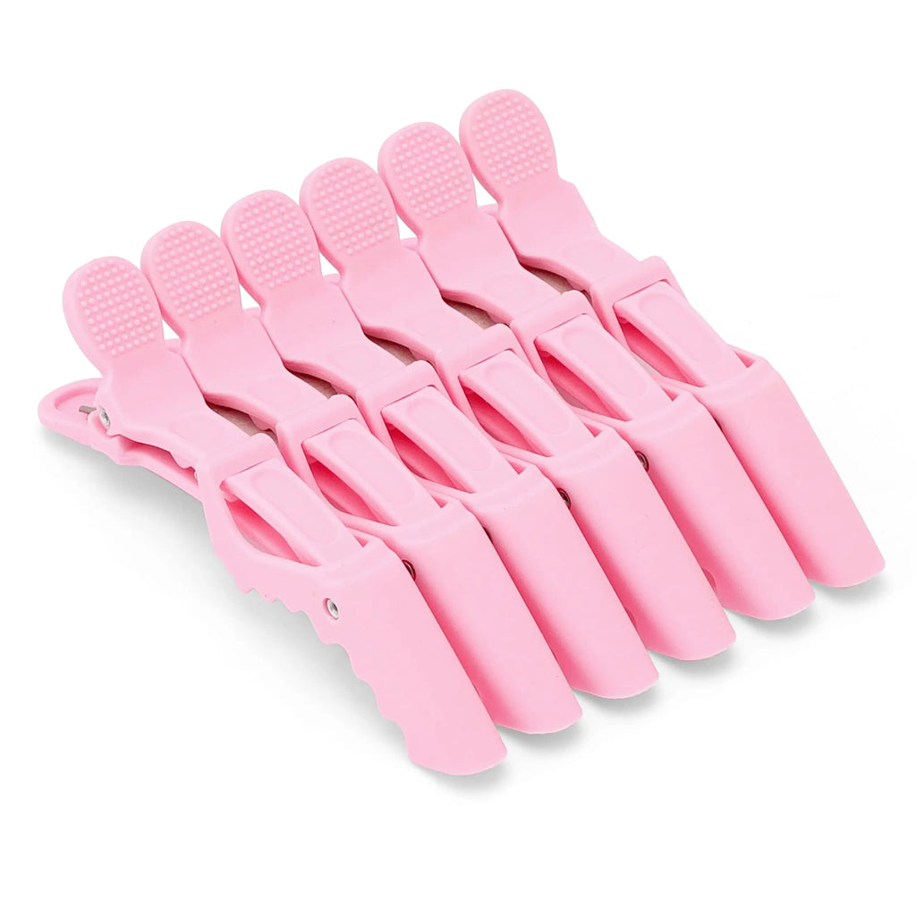 Pink Pro Barber Hair Clips Hairdressing Clamps Claw Hair Sectioning Clip For Salon Hairstyling Hairdresser Accessories - On Line Hair Depot