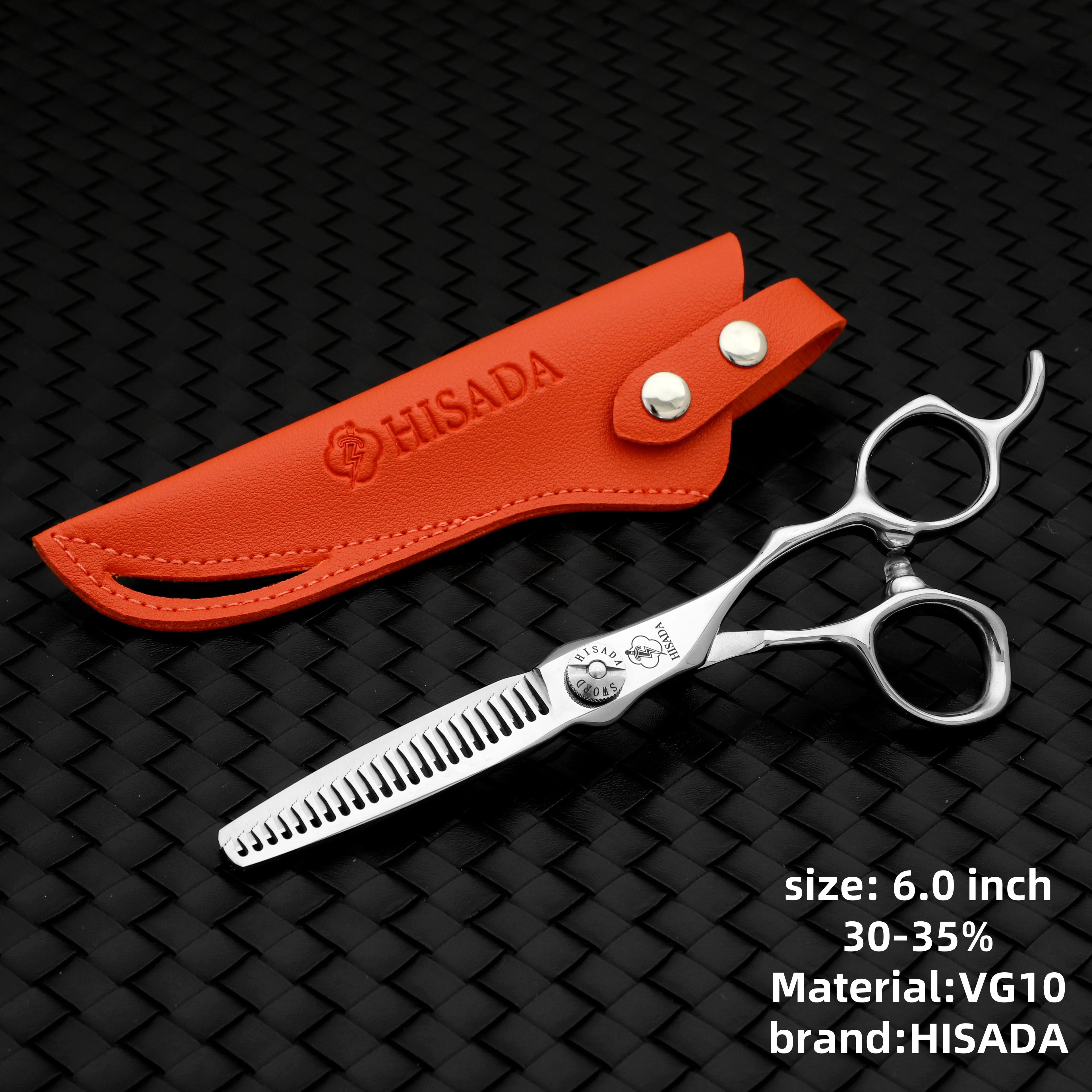 HISADA Hairdressing scissors	barber Scissors professional hairdressing scissors %10-15-40-45% Inch scissors VG10 material - On Line Hair Depot