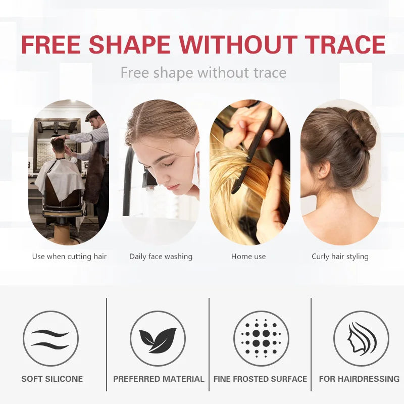 6PCS Hairdressing Professional Salon Hair Extension Clips Hairdressers Non-marking Hair Clips Hairdressers Styling Accessories - On Line Hair Depot