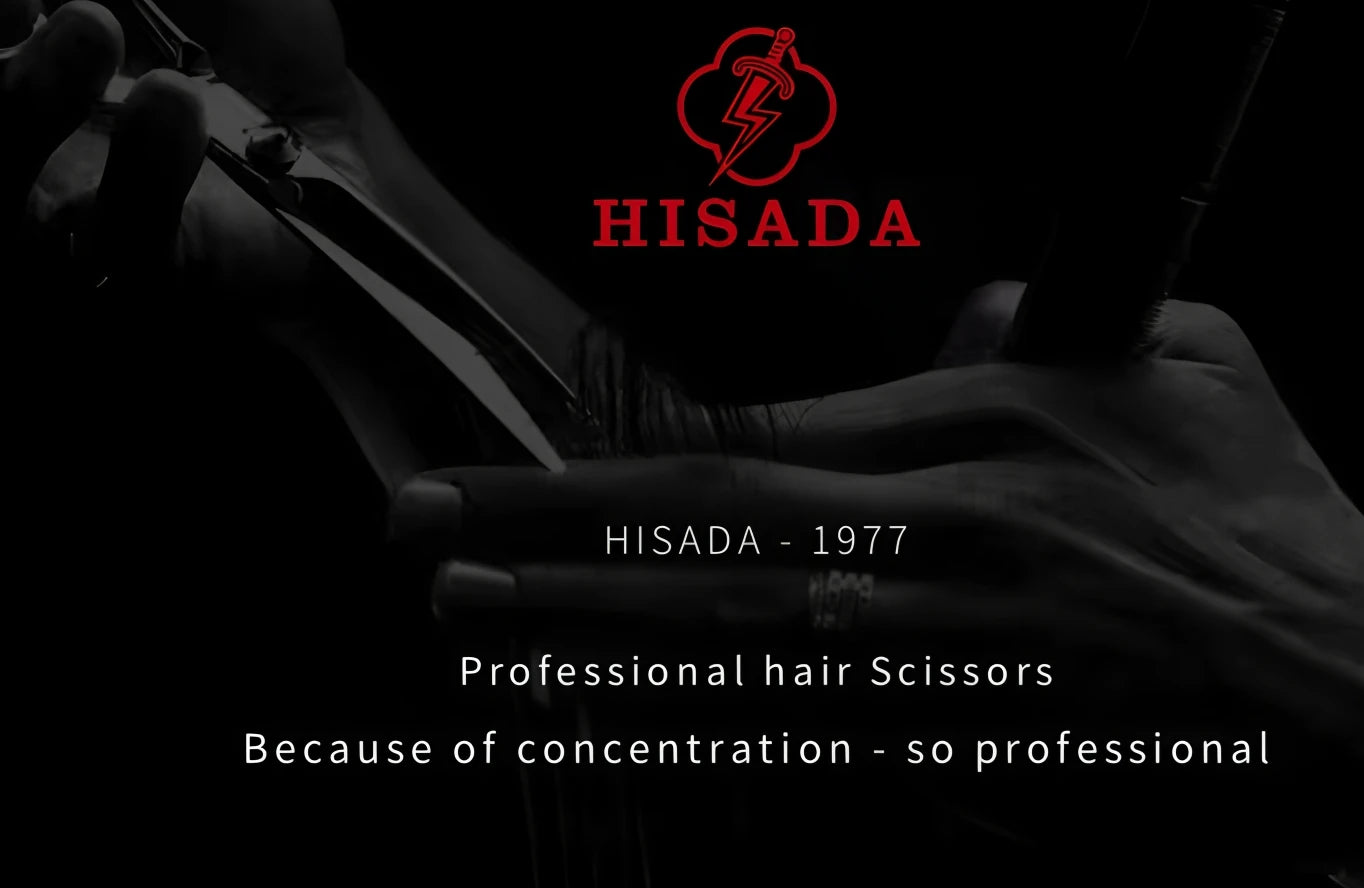 HISADA Hairdressing scissors	barber Scissors professional hairdressing scissors %10-15-40-45% Inch scissors VG10 material - On Line Hair Depot