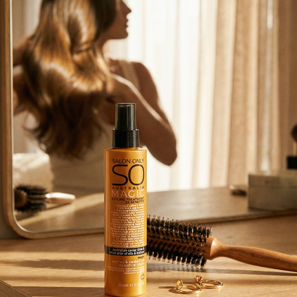 Salon Only SO Magic Styling treatment 200ml. With 28 Benefits, Suplhate & Paraben Free - On Line Hair Depot