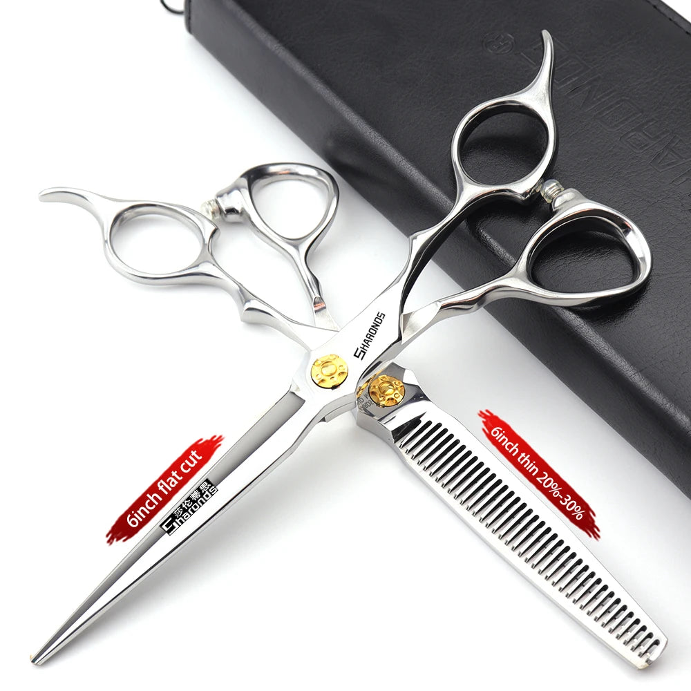 Hairdressing Scissors 5.5“ 6” 6.5“ Inch Hair Scissors Professional Barber Scissors Hairdressing Shears Thinning Styling Tool - On Line Hair Depot