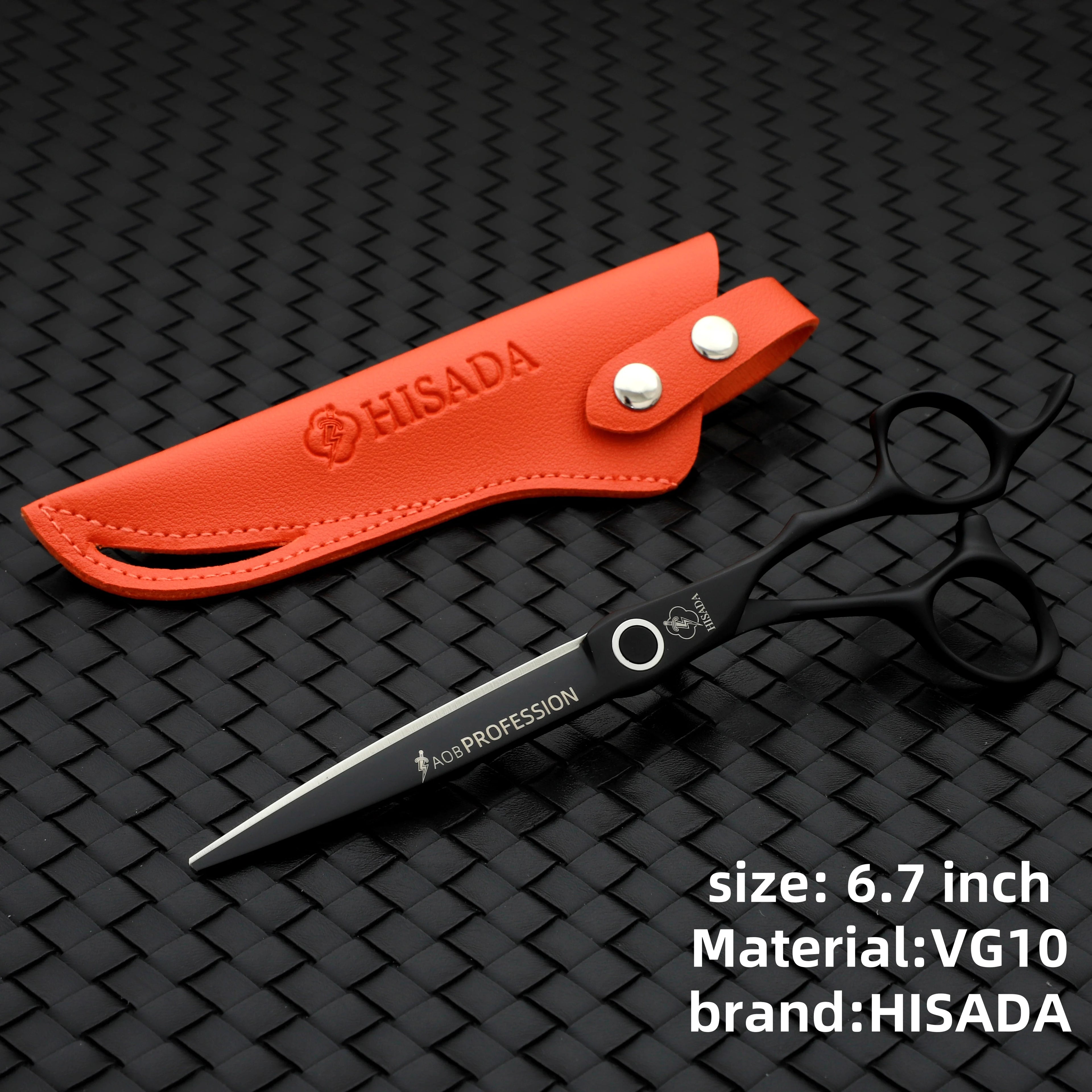 HISADA Hairdressing scissors	barber Scissors professional hairdressing scissors %10-15-40-45% Inch scissors VG10 material - On Line Hair Depot