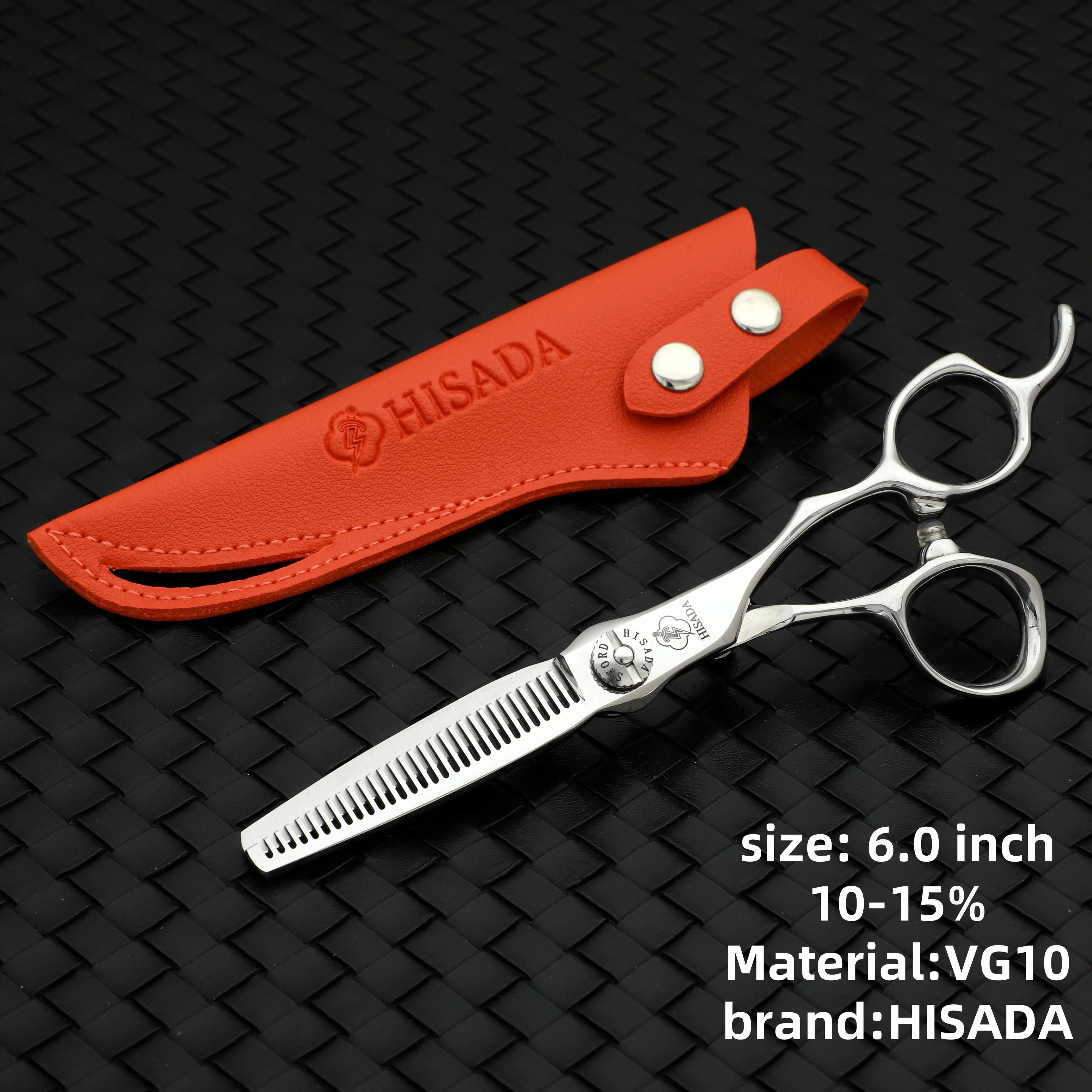 HISADA Hairdressing scissors	barber Scissors professional hairdressing scissors %10-15-40-45% Inch scissors VG10 material - On Line Hair Depot